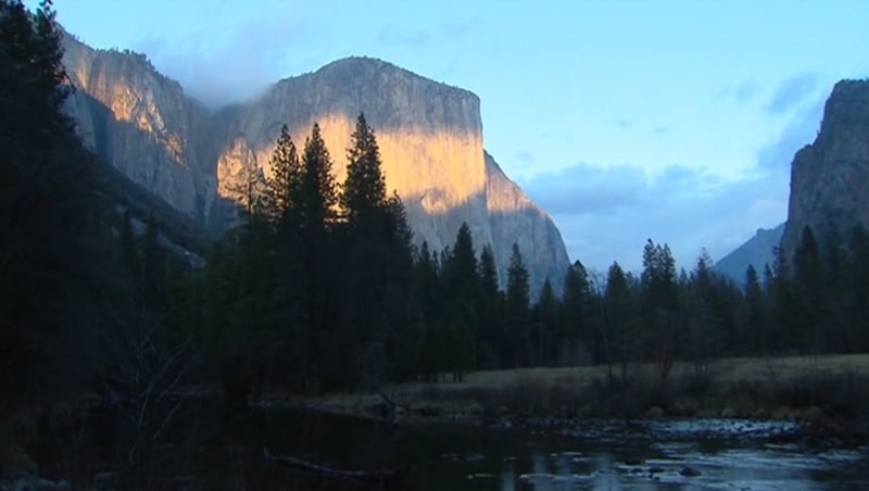 The two men climbed without bolts or climbing tools