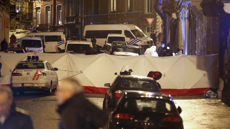 Belgian authorities said anti-terror police thwarted an imminent attack on police officers