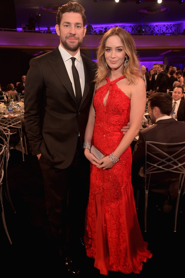 John Krasinski and Emily Blunt