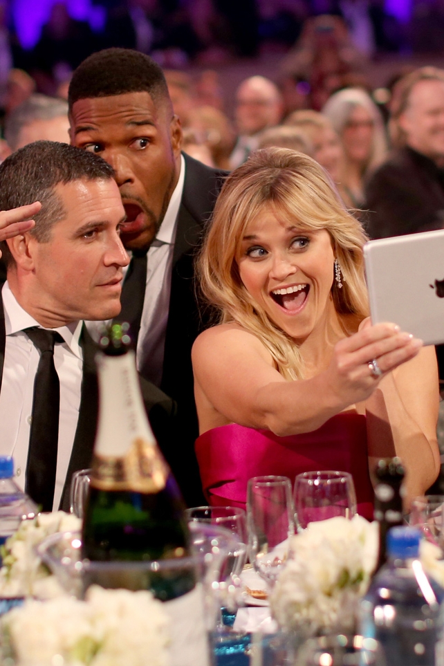 Jim Toth, Michael Strahan and Reese Witherspoon