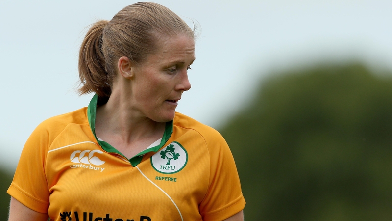 Helen O'Reilly has previously refereed during the Women's World Cup and the Six Nations