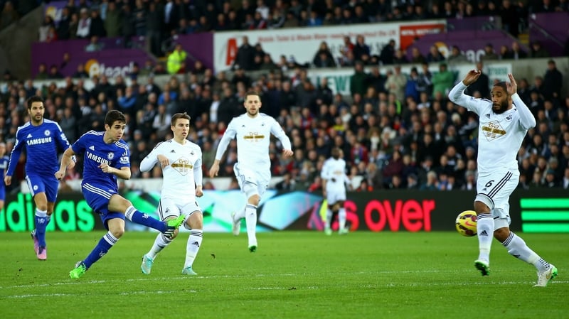 Oscar lets fly to put Chelsea in immediate control after just 49 seconds