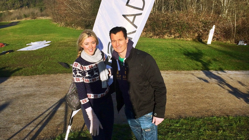 John Duggan (Garda Maguire) and Jenny Dixon (Kerri-Ann) from Fair City