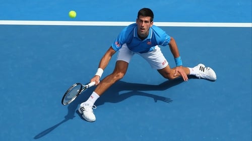 Novak Djokovic dominated when he came to the net in his first-round victory, winning 13 of 16 points