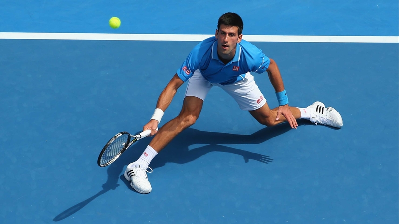 Novak Djokovic dominated when he came to the net in his first-round victory, winning 13 of 16 points