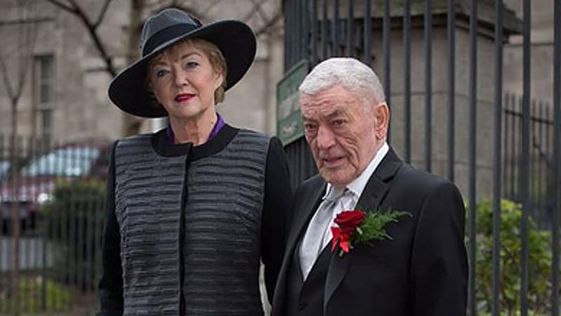 Marian Finucane and John Clarke | Pic: Twitter/Liveline_RTE