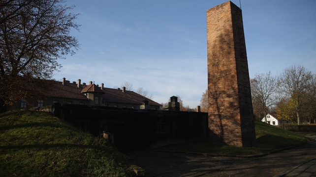 More than 1.1 million people, mainly Jews from Europe, were murdered at the camp between 1940 and 1945