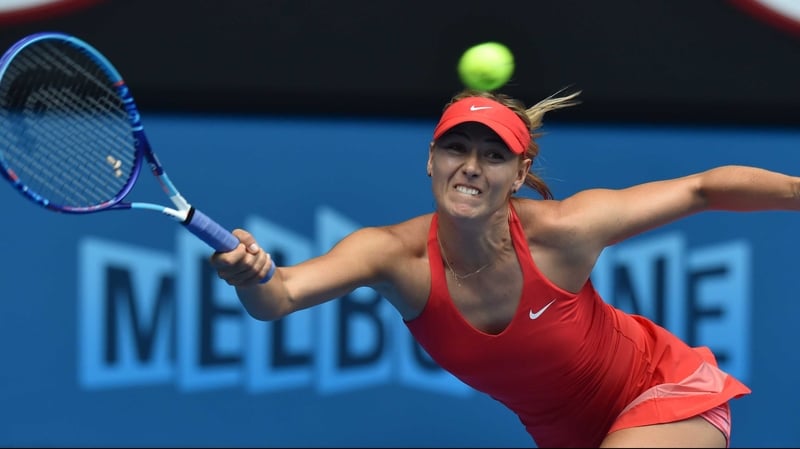 Maria Sharapova: 'I'm just happy to get through'