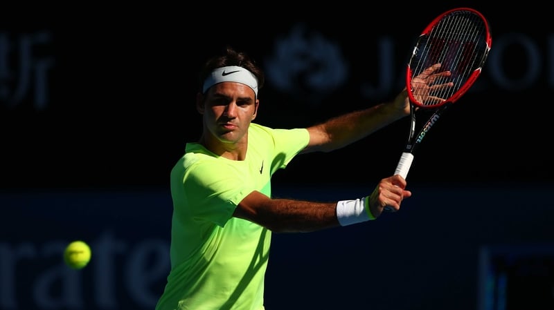 Roger Federer eased through after a shaky start