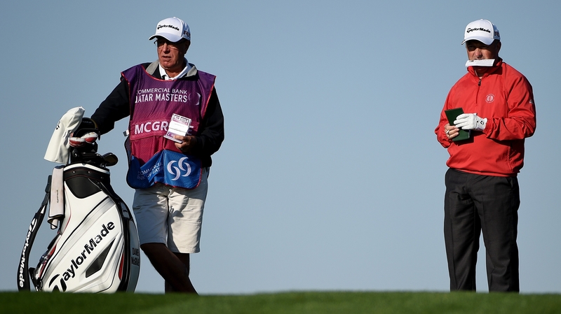 Damien McGrane shot three under for his back nine in Qatar