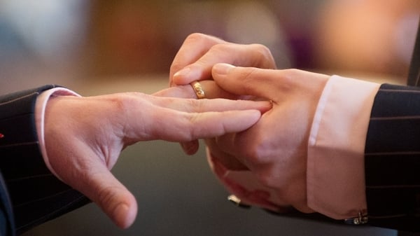 Lots of couples got married as the clock struck midnight