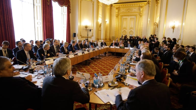 The conference agreed to step up support to Iraqi forces engaged in the battle against Islamic State