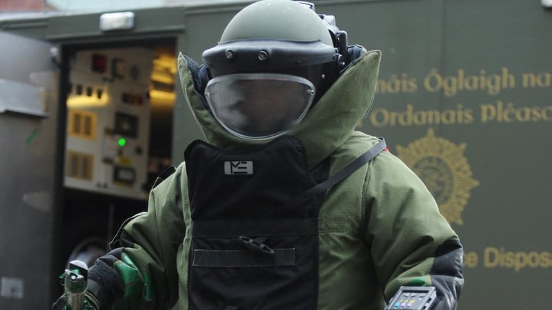 Gardaí requested support from the Army bomb disposal team