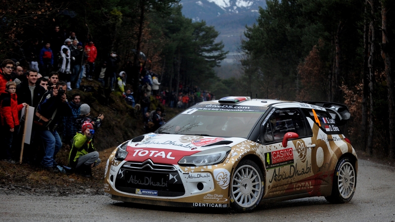 Sebastien Loeb in action in Monte Carlo