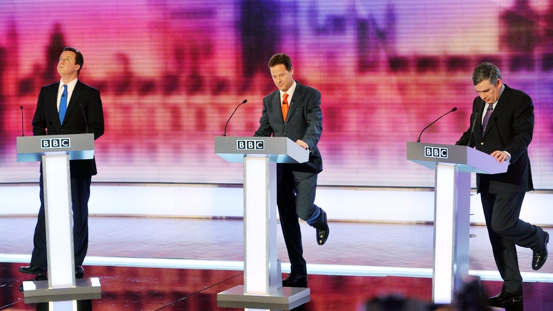 The debates were first staged in Britain in the 2010 general election campaign