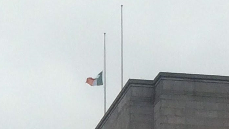 The gesture has been observed on only some State buildings due to the short notice given of the funeral