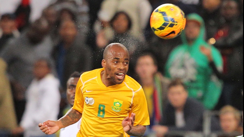 Oupa Manyisa was on the mark for South Africa