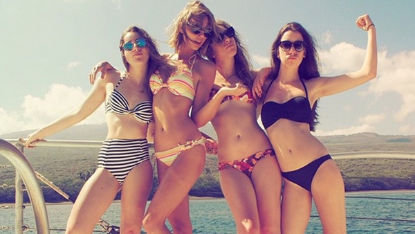 Swift recently holidayed in Hawaii with the band Instagram/taylorswift