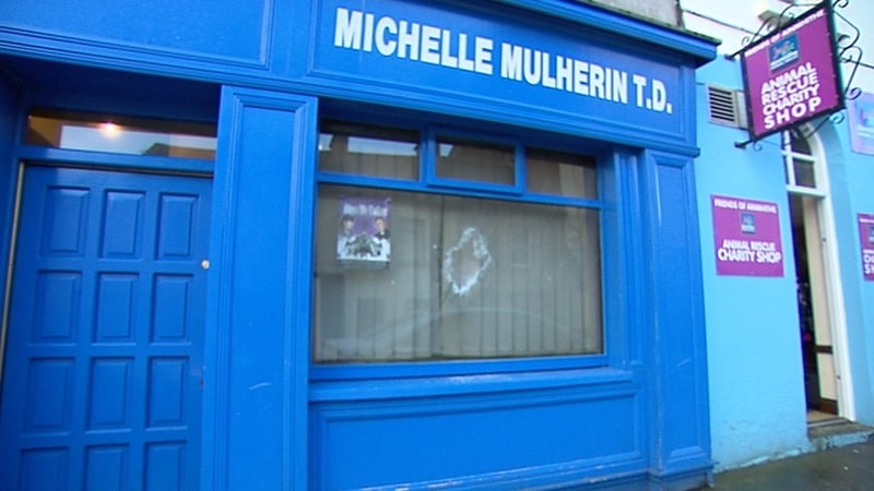 €23,000 worth of damage was caused to then FG TD Michelle Mulherin's office in Castlebar in 2015