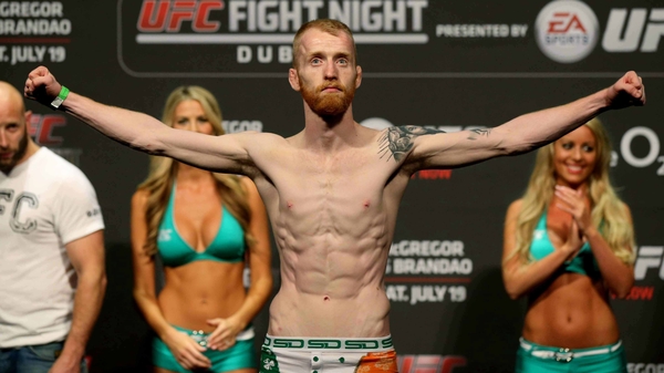 Paddy Holohan becomes the fourth Irishman on the UFC Dublin card