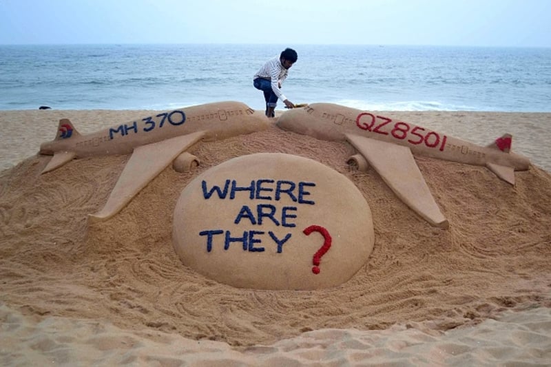 MH370 disappeared over the Indian Ocean with 239 passengers and crew on board last March