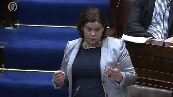 Mary Lou McDonald said it was extraordinary that the proposed inquiry was to be set up without debate