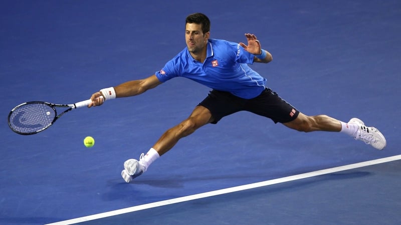 Novak Djokovic converted seven of the 17 break points he created on Stan Wawrinka’s serve at Rod Laver Arena.