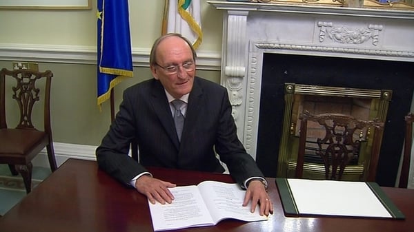 Seán Barrett said that the decision he took was not influenced by any letter from Alan Shatter