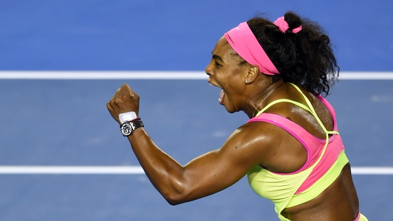 Serena Williams crushed Maria Sharapova to claim the title Down Under
