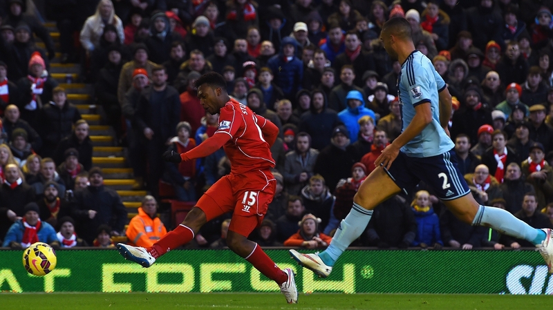 Daniel Sturrdige slotted home Liverpool's second
