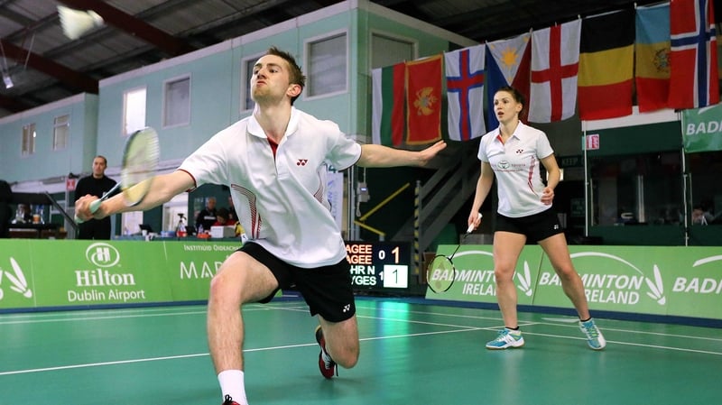 Sam (L) won the men's doubles with his brother Joshua, while Chloe (R) won the women's singles