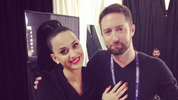 Katy Perry with Baz Halpin
