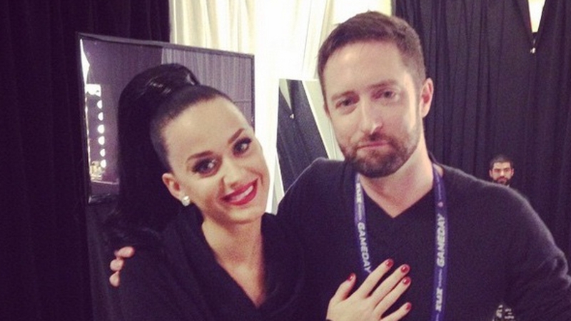 Katy Perry with Baz Halpin