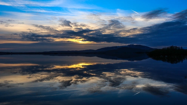 Sunset on Lough Cullen, Co Mayo (Pic: Shane Coogan)