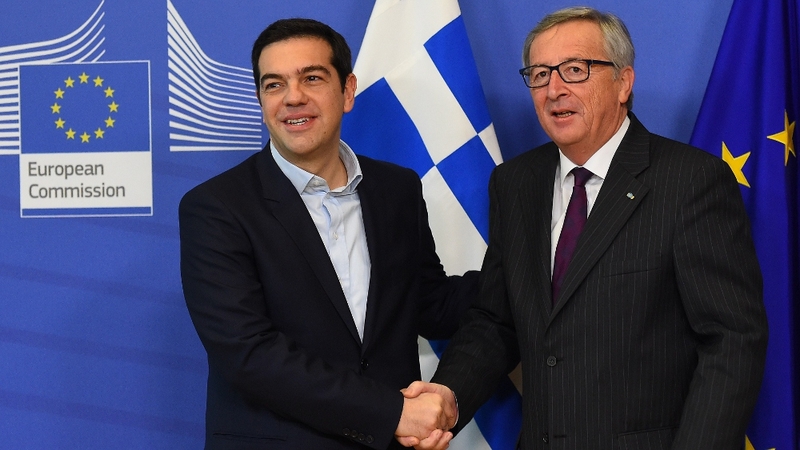 Commission President Jean-Claude Juncker and Greek leader Alexis Tsipras met in Brussels this morning