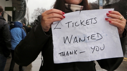 Don't do it, says the IRFU: The Union has warned against buying tickets from unofficial sources