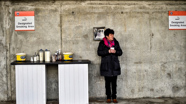 Tipperary fan Eileen Hill before the Allianz FL game against Armagh on Sunday