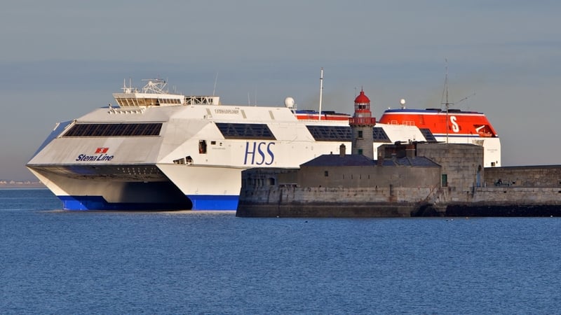 The HSS Stena Explorer entering Dun Laoghaire Harbour (Pic: John Fahy)
