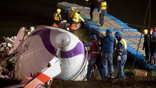 Work was carried out through the night