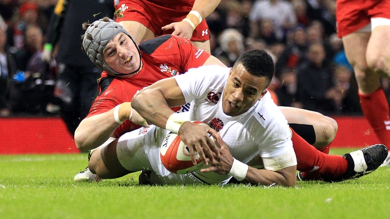 Anthony Watson scored England's first try