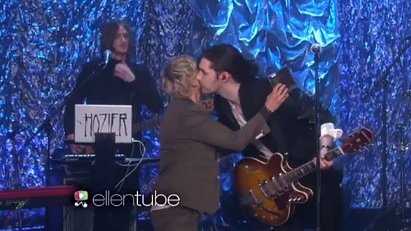 DeGeneres welcomed Hozier back to her show