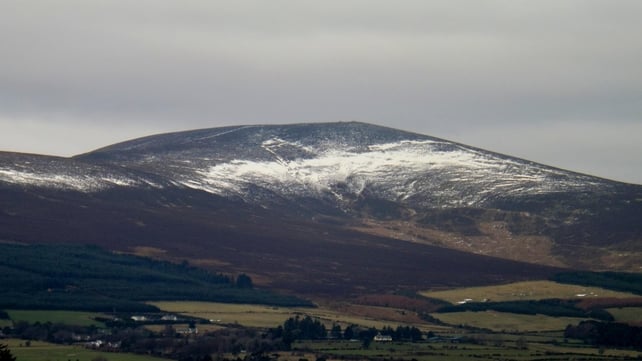 A dusting of snow on the Wicklow mountains (Pic: Brian Keeley)