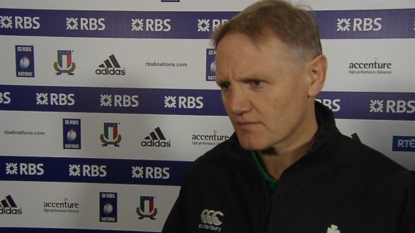 Joe Schmidt decided to err on the side of caution when Sean O'Brien went down with an injury