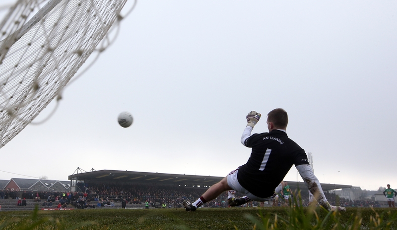 Galway's Shane Walsh scores his side's second goal past Westmeath goalkeeper Darren Quinn