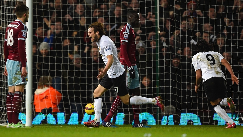 Daley Blind scores United's injury-time equaliser