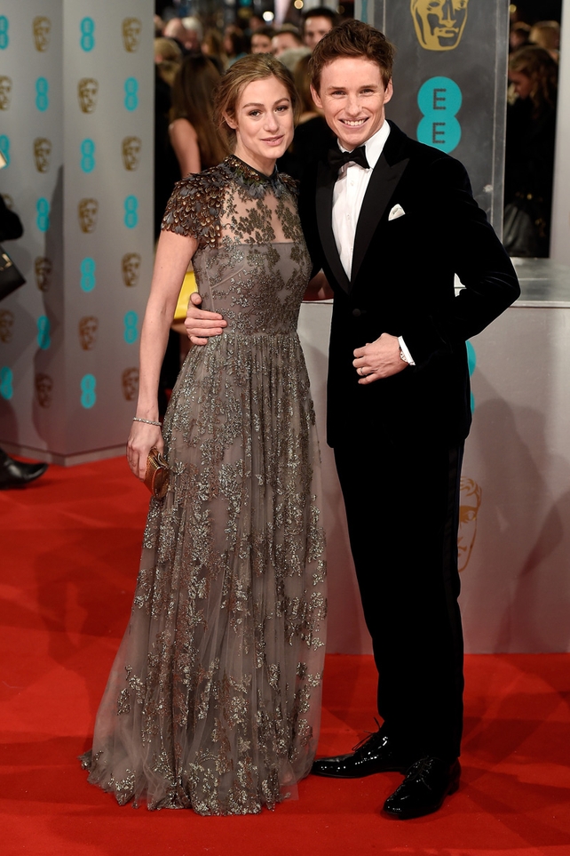 Hannah Bagshaw and Eddie Redmayne