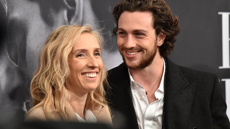 Fifty Shades of Grey director Sam Taylor-Johnson with husband Aaron Johnson