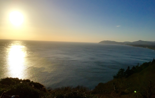 Naoise Keohane took this picture of Dublin Bay while walking on Killiney Hill