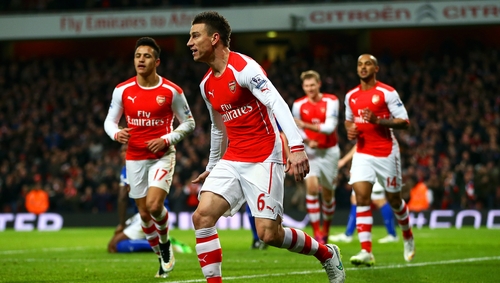 Laurent Koscielny put Arsenal ahead