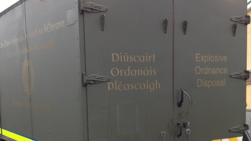 An Army bomb disposal team was dispatched to the scene